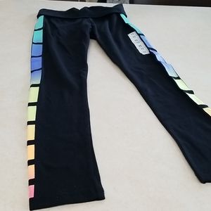 Brand New With Tags Girls SO Perfect Color-Block Yoga Leggings Size 7/8 XS